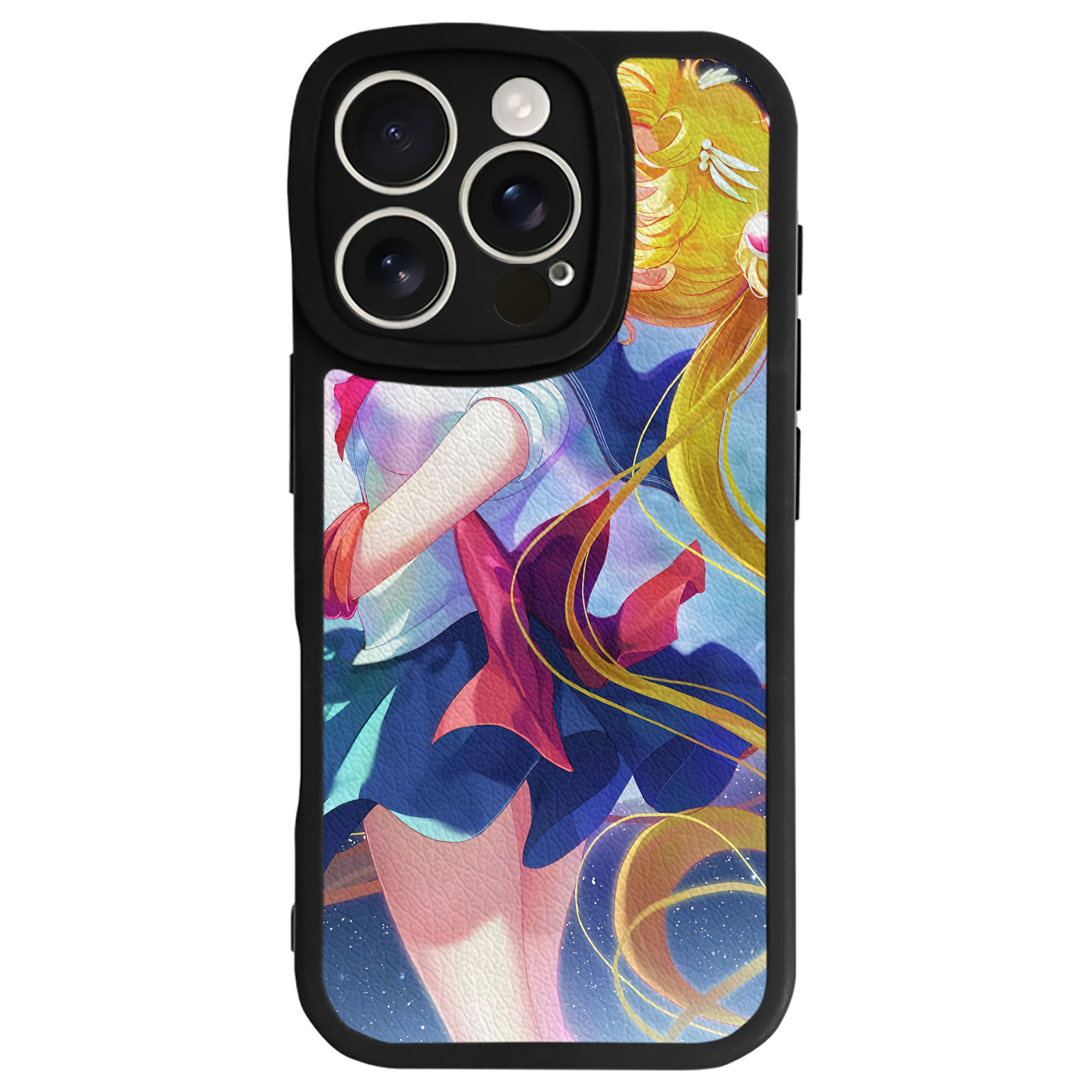 （画像用） 美少女戦士セーラームーン Sailor Moon 【iPhone 16シリーズ対応】シリコンスマホケース（レザー調） 材質：シリコン